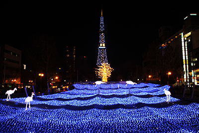 大通り公園のイルミネーション（2）