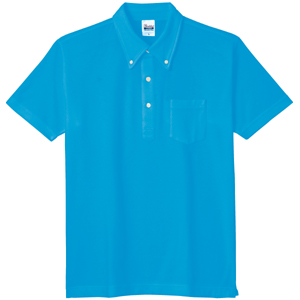 00225-SBP「スタンダードボタンダウンポロシャツ（ポケット付）」