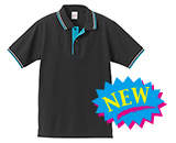 6.2オンス ドライカノコ ハイブリッド ラインポロシャツ