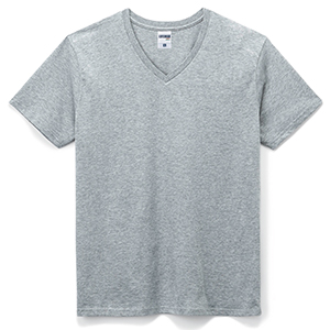 MS0302「オーガニックコットンVネックTシャツ」